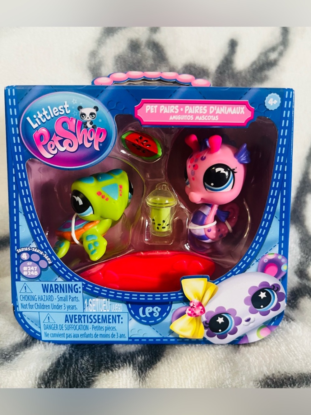 2025 Littlest Pet Shop Pet Pairs Series 4 Play Set β Beach Bites"/G7/NIB